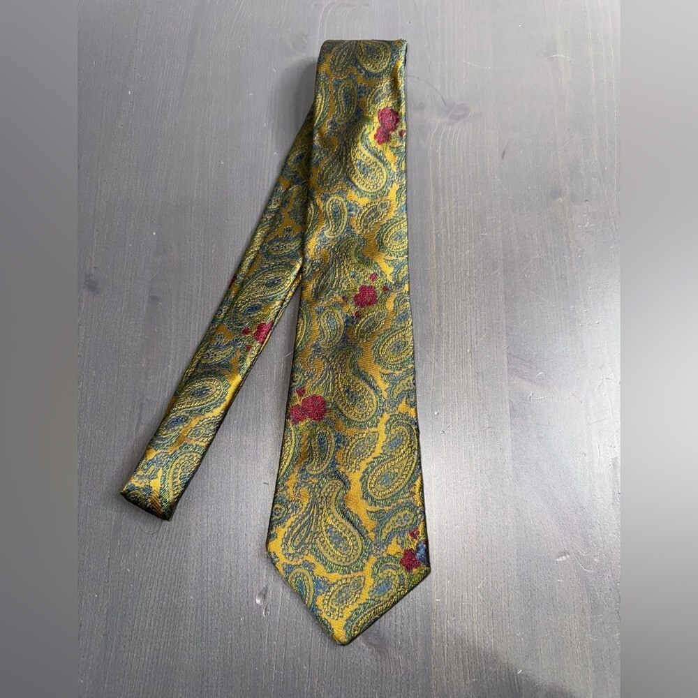 ETRO MILANO Silk Paisley Tie